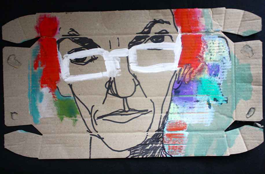 2014 Selbst mit Brille